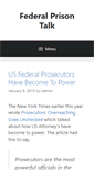 Mobile Screenshot of federalprisontalk.com